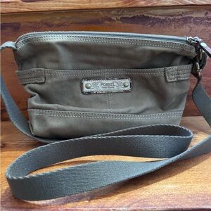 Fossil Khaki Belt Bag